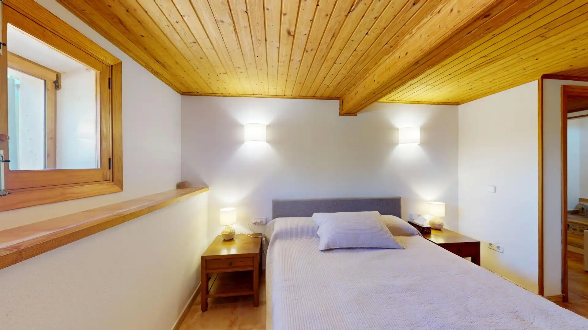 Bedroom of Country homes for rent in Costitx  with Air Conditioner, Heating and Private garden