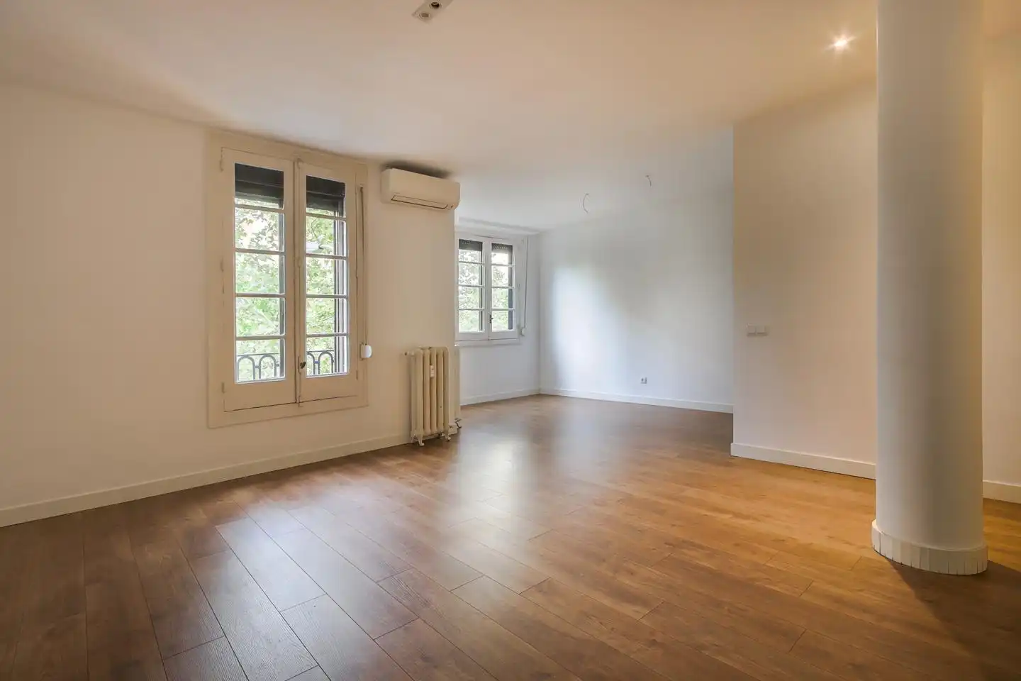 Wohnzimmer von Wohnung zur Miete in Madrid mit Klimaanlage und Heizung