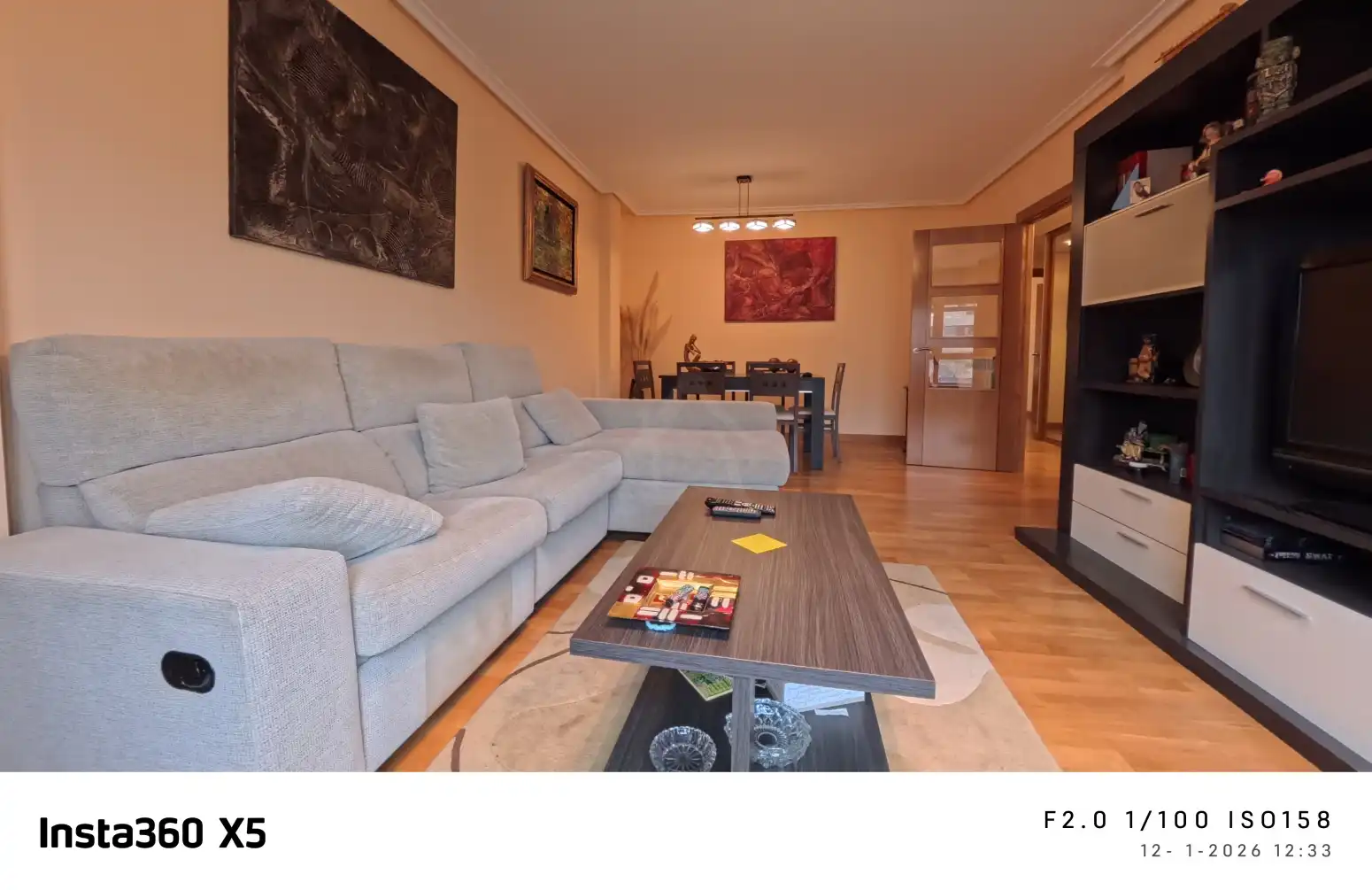 Wohnzimmer von Wohnung zum Verkauf in  Logroño mit Heizung, Privatgarten und Parkett