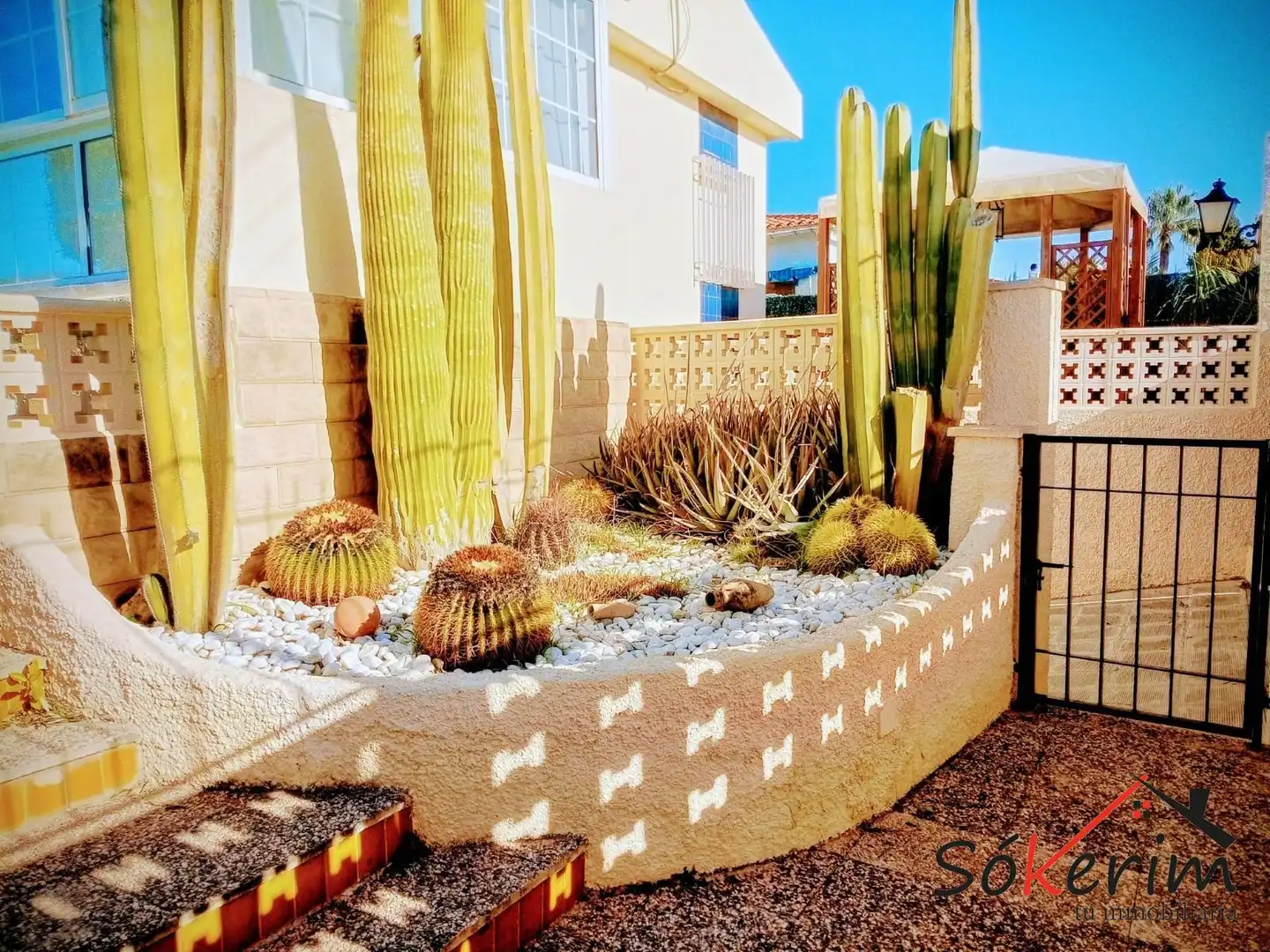 Garden of Houses for sale in Villajoyosa / La Vila Joiosa  with Air Conditioner, Heating and Private garden