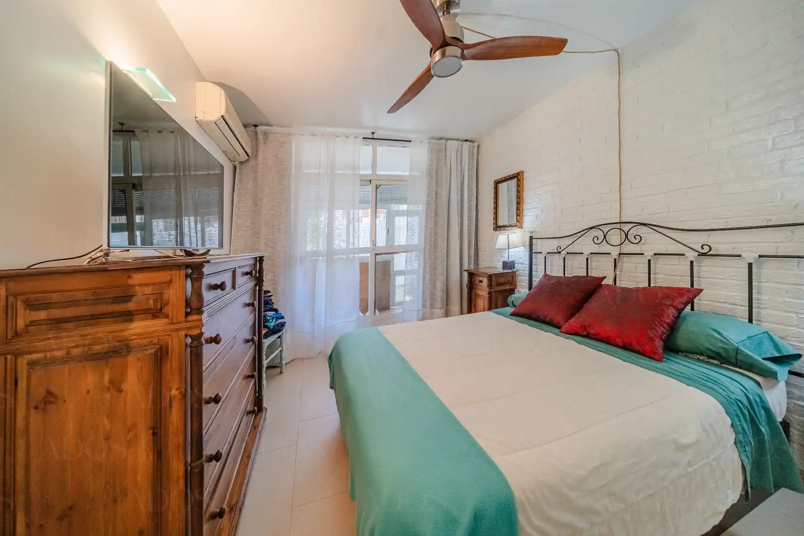 Bedroom of Flat for sale in Roquetas de Mar  with Air Conditioner, Terrace and Community pool