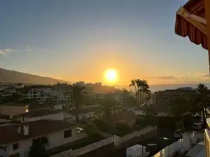 Vista exterior de Estudio de alquiler en Puerto de la Cruz con Terraza, Amueblado y Balcón