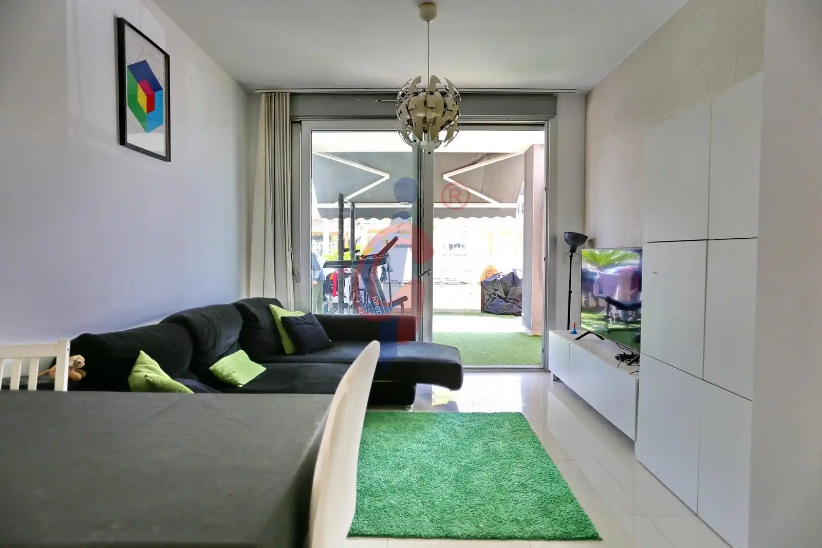 Sala de estar de Apartamento en venta en Guardamar del Segura con Aire acondicionado, Jardín privado y Terraza