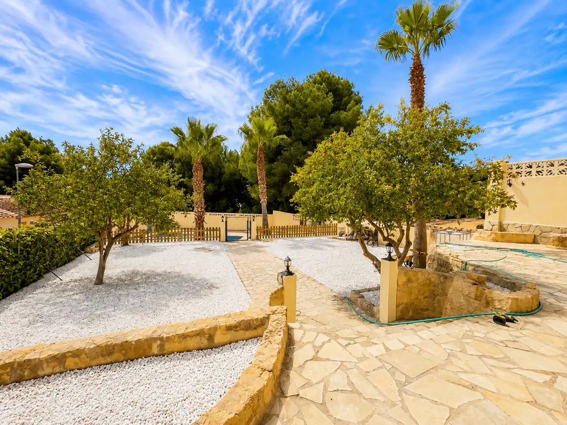 Garden of Houses for rent in La Nucia  with Air Conditioner, Terrace and Swimming Pool