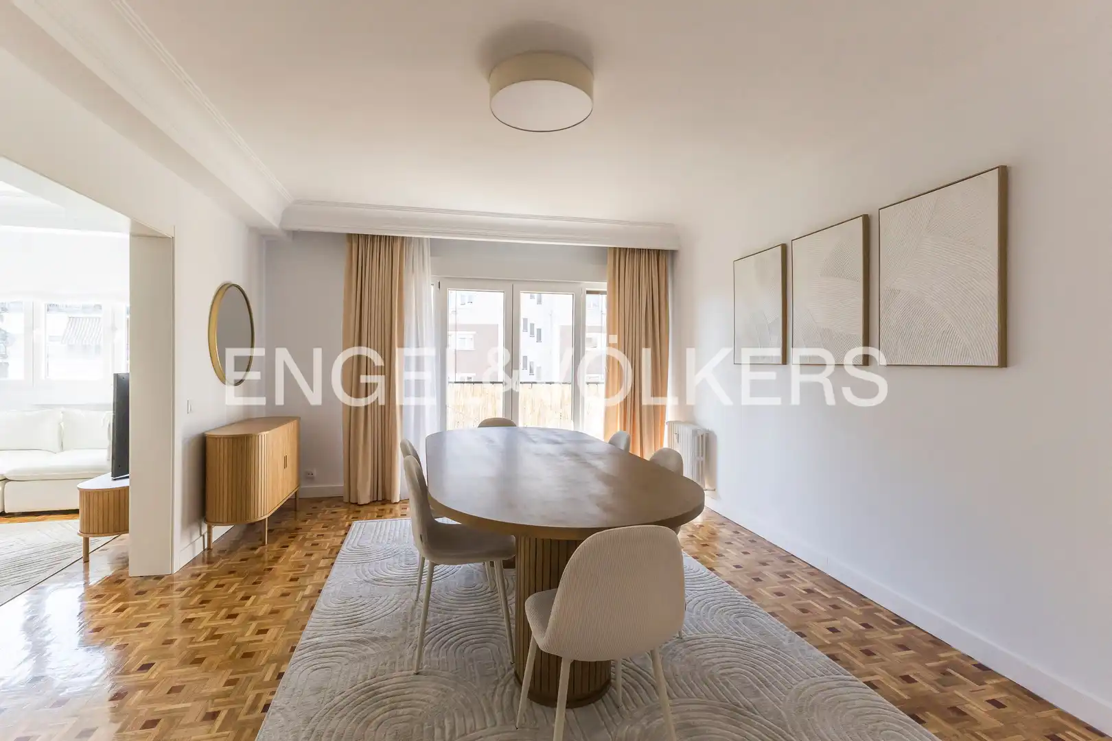 Comedor de Piso de alquiler en Chamartín
