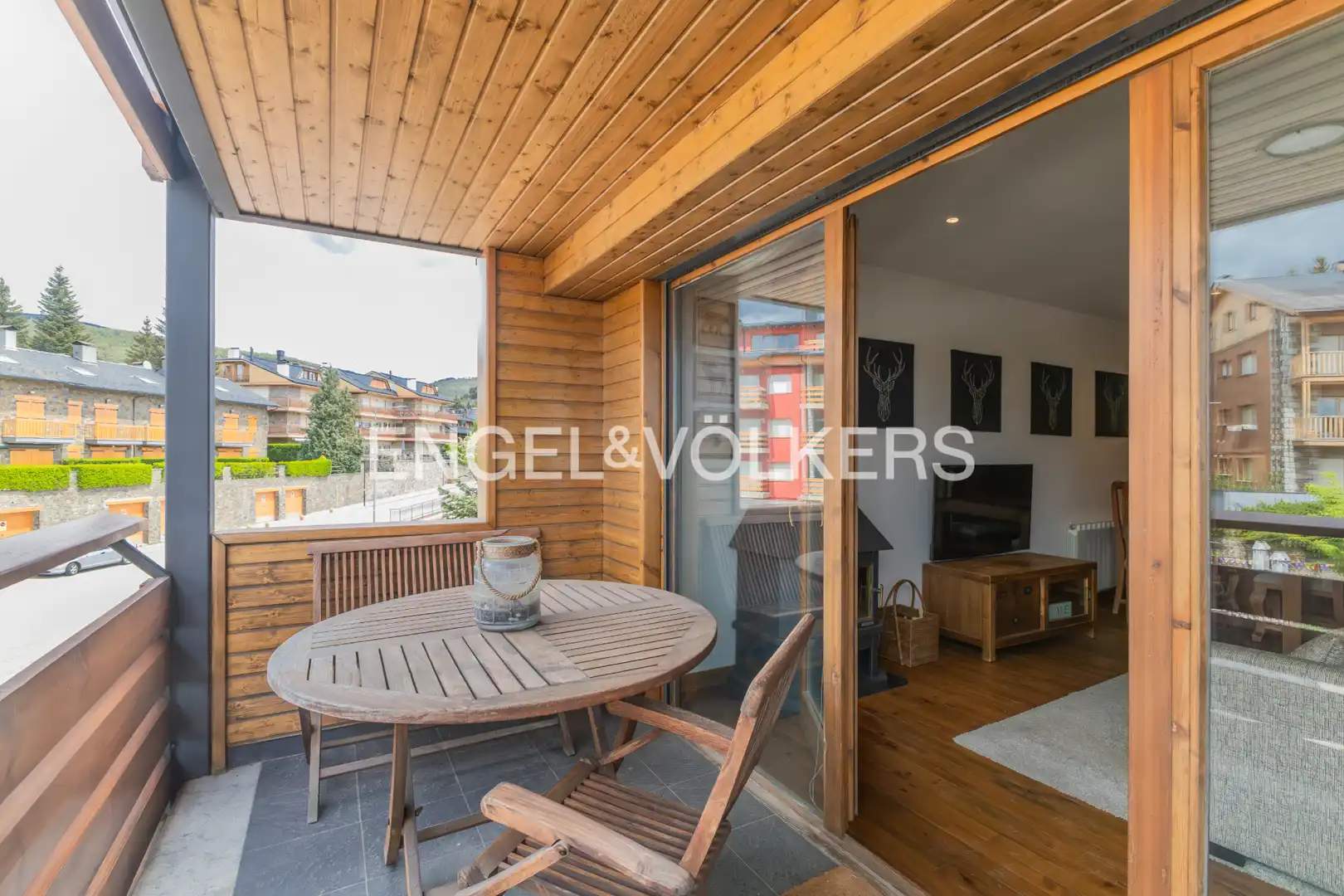 Terraza de Apartamento en venta en Llívia con Calefacción, Parquet y Terraza