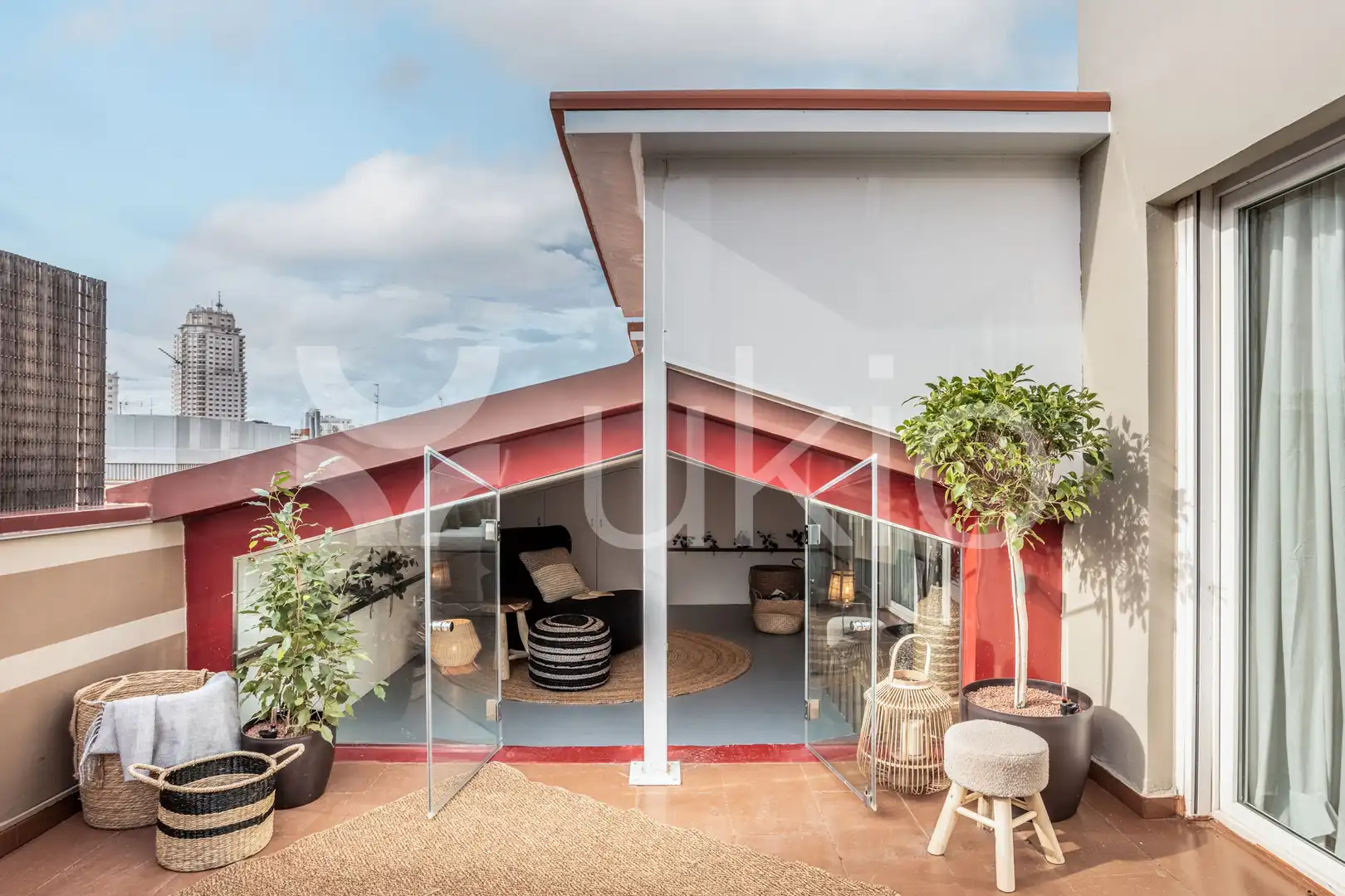 Terrace of Apartments for rent in Madrid  with Air Conditioner, Heating and Terrace