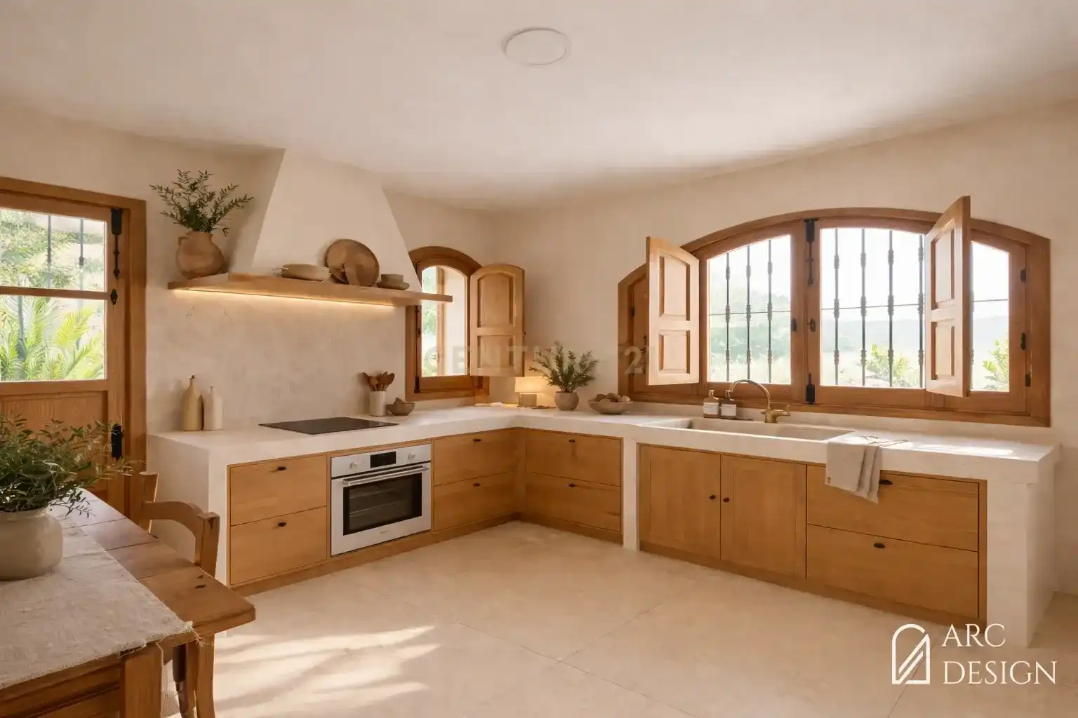 Cocina de Casa o chalet en venta en Torremolinos con Aire acondicionado, Jardín privado y Trastero