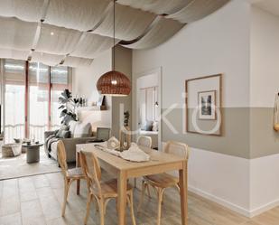 Dining room of Apartment to rent in  Barcelona Capital  with Air Conditioner, Heating and Furnished