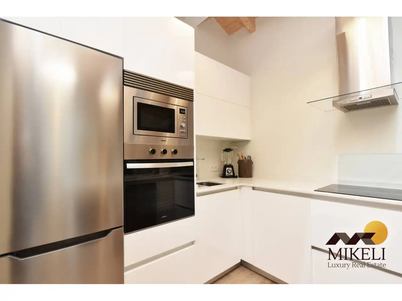 Cocina de Piso de alquiler en Santander con Calefacción, Jardín privado y Terraza