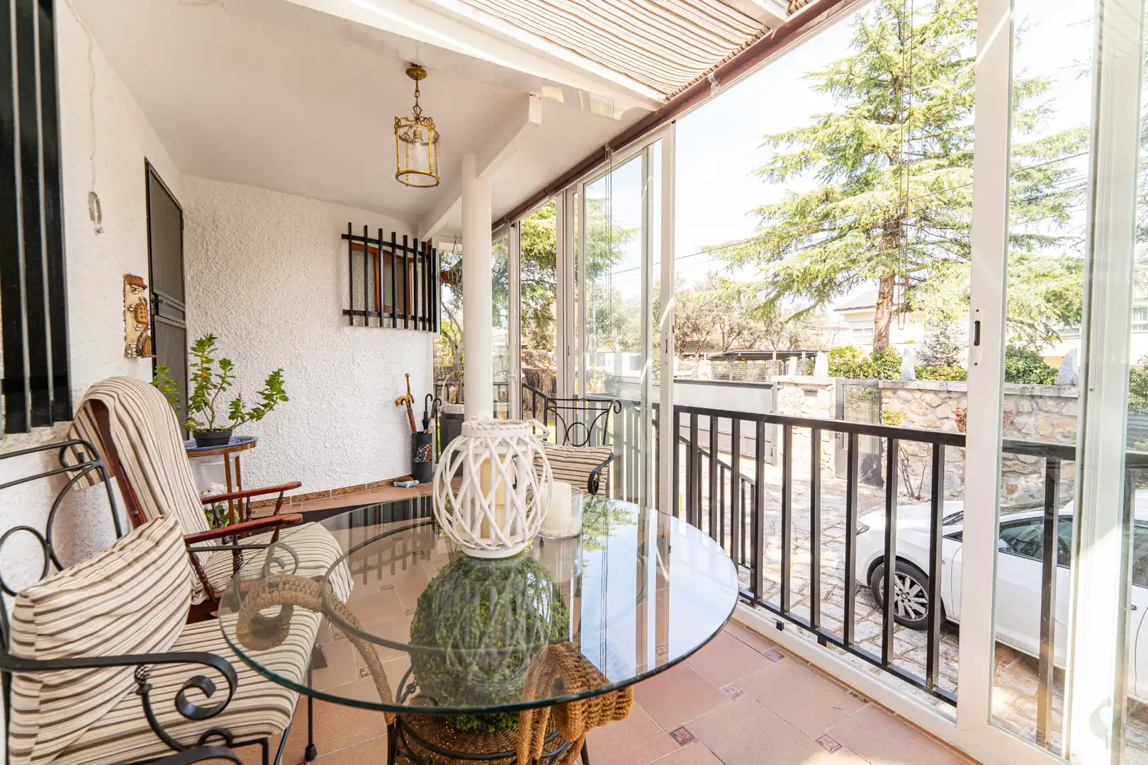 Terrace of Houses for sale in Alpedrete  with Furnished