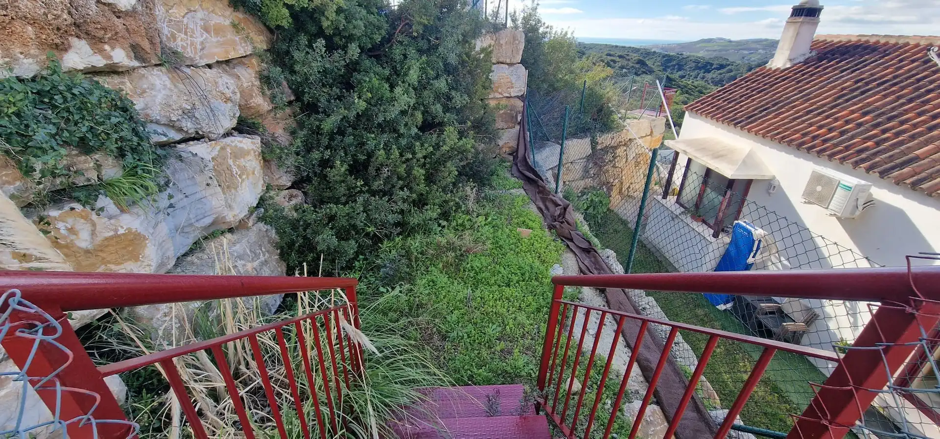 Terrasse von Einfamilien-Reihenhaus zum Verkauf in Cártama mit Privatgarten und Terrasse