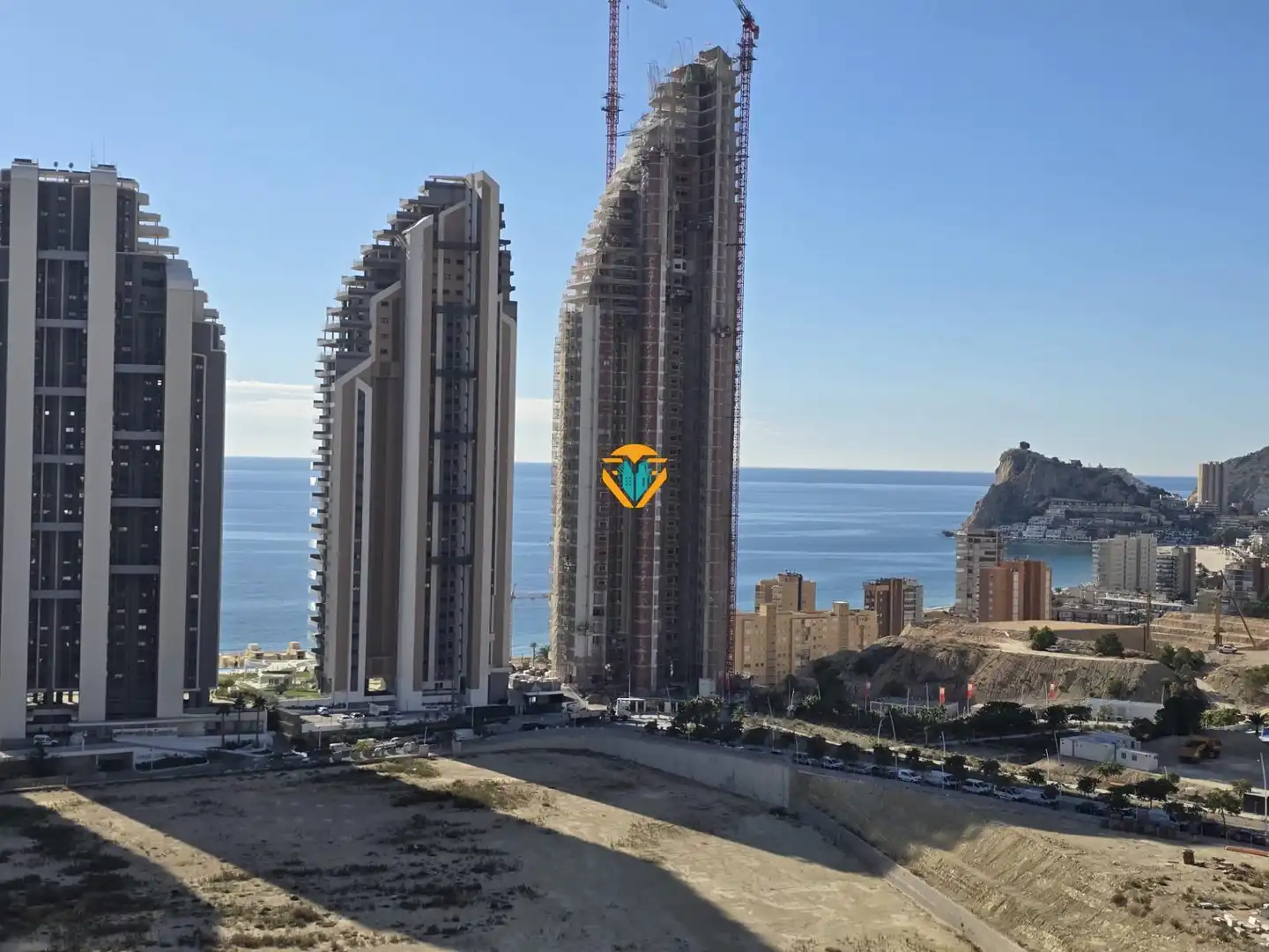 Vista exterior de Apartamento en venta en Benidorm con Aire acondicionado, Calefacción y Jardín privado