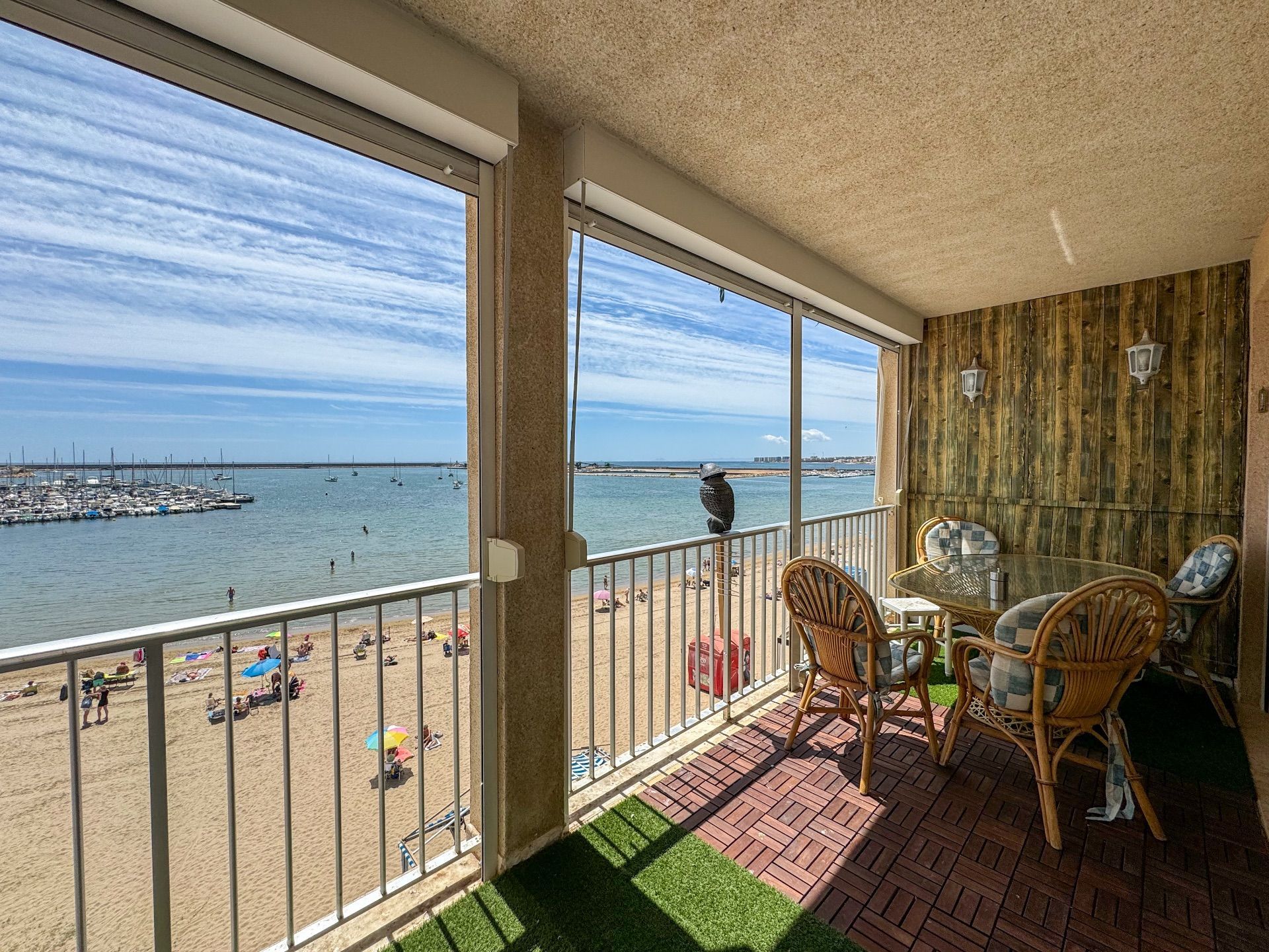 Balcony of Flat to rent in Torrevieja  with Terrace, Furnished and TV