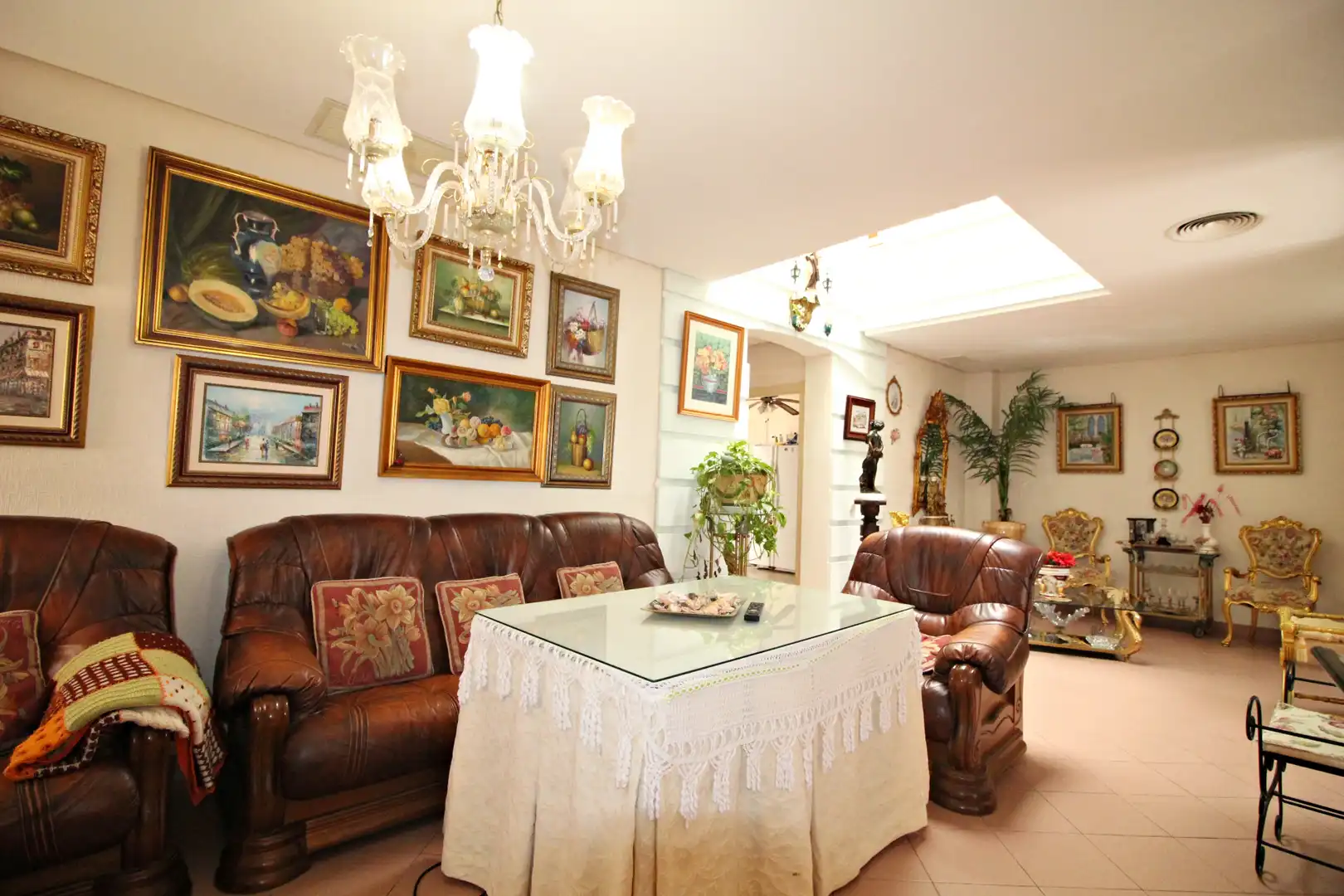 Sala de estar de Casa adosada en venta en Punta Umbría con Aire acondicionado, Terraza y Trastero