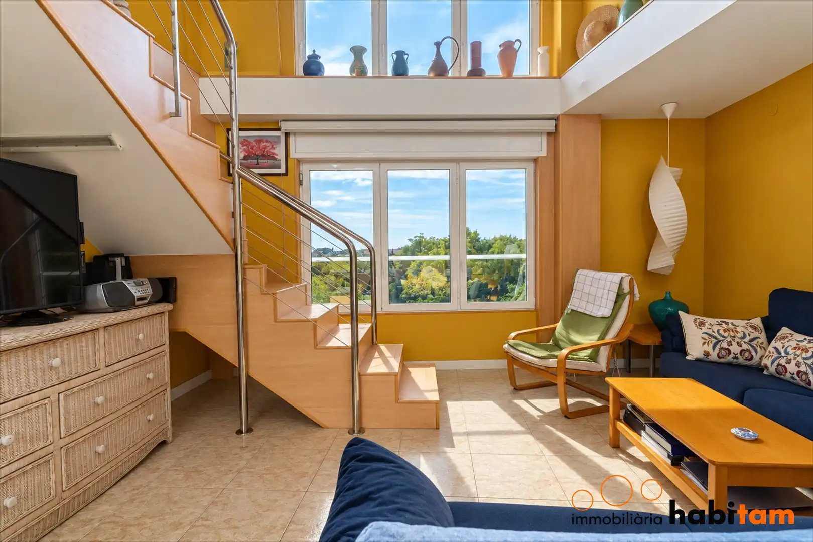 Sala d'estar de Pis en venda en Canet de Mar, Barcelona