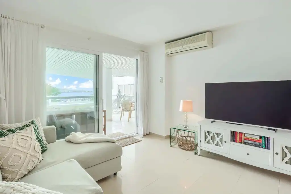 Sala de estar de Apartamento en venta en Calvià con Aire acondicionado, Jardín privado y Terraza