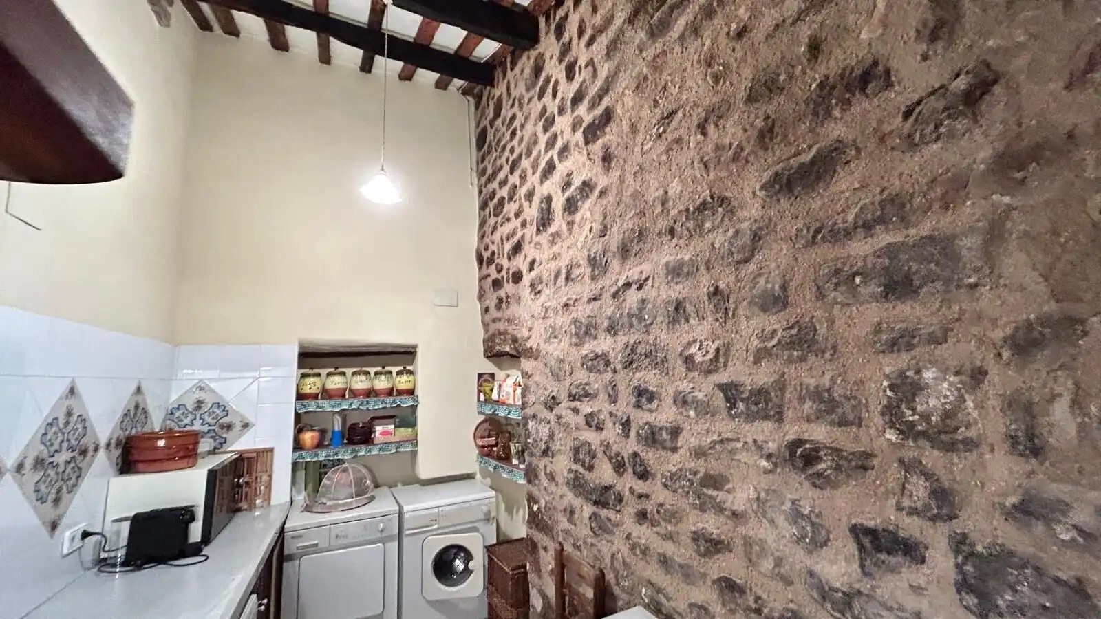 Cuina de Finca rústica en venda en Mura amb Jardí privat i Piscina