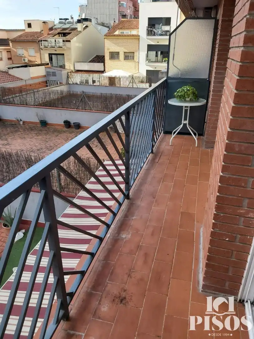 Balcony of Flat for rent in Rubí  with Heating, Terrace and Furnished