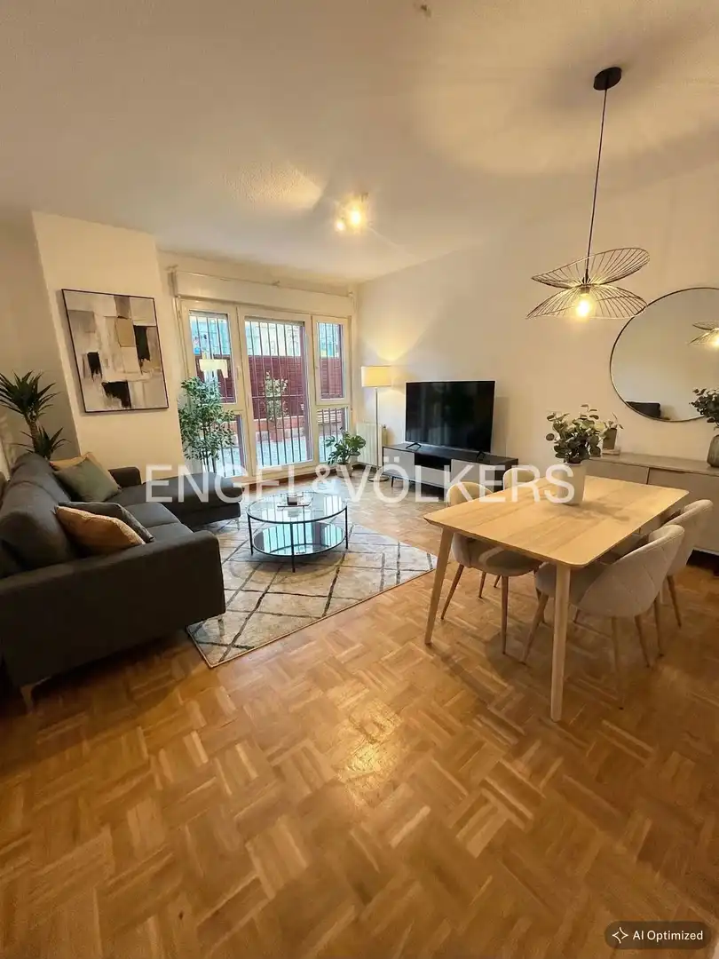 Exterior view of Flat for rent in Madrid  with Heating, Private garden and Parquet flooring