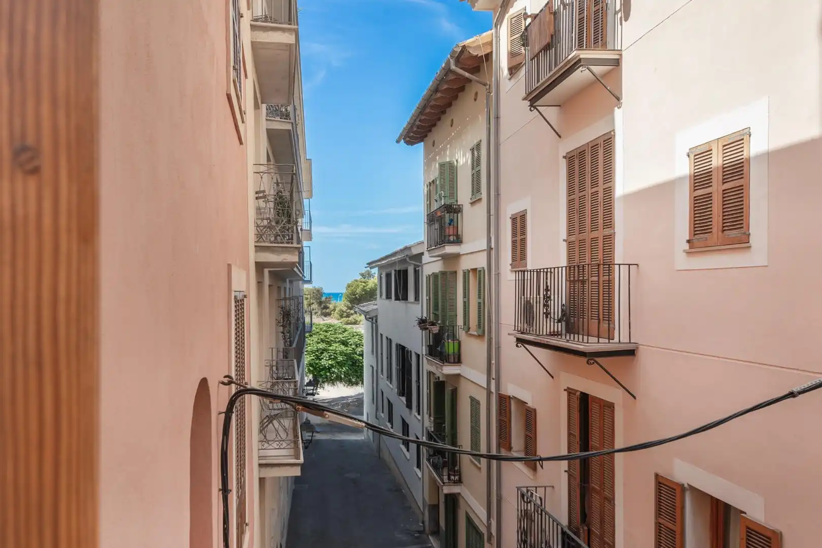 Terrasse von Wohnungen zur Miete in  Palma de Mallorca mit Klimaanlage, Heizung und Parkett