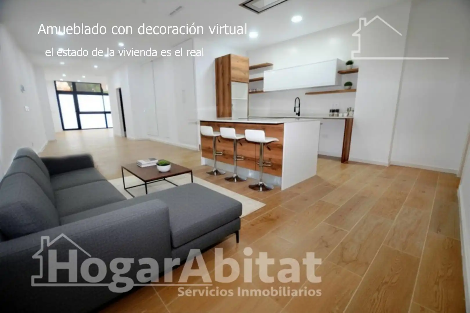 Living room of Flat for sale in Bonrepòs i Mirambell  with Air Conditioner