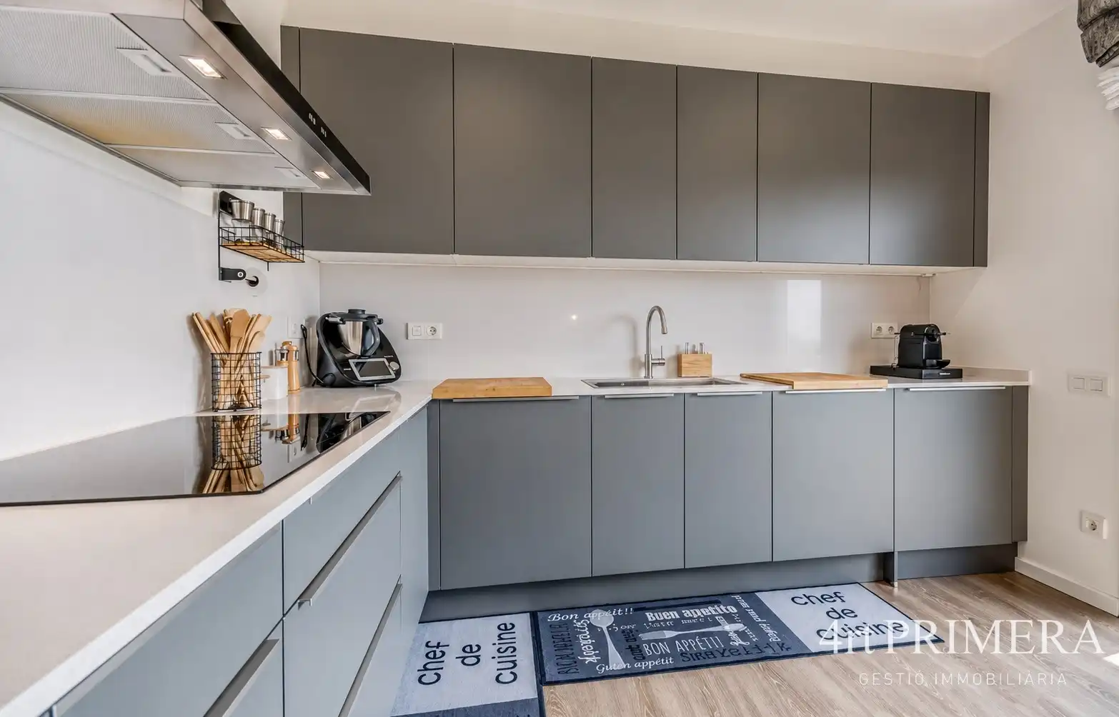 Cocina de Ático en venta en L'Ametlla del Vallès con Aire acondicionado, Calefacción y Parquet