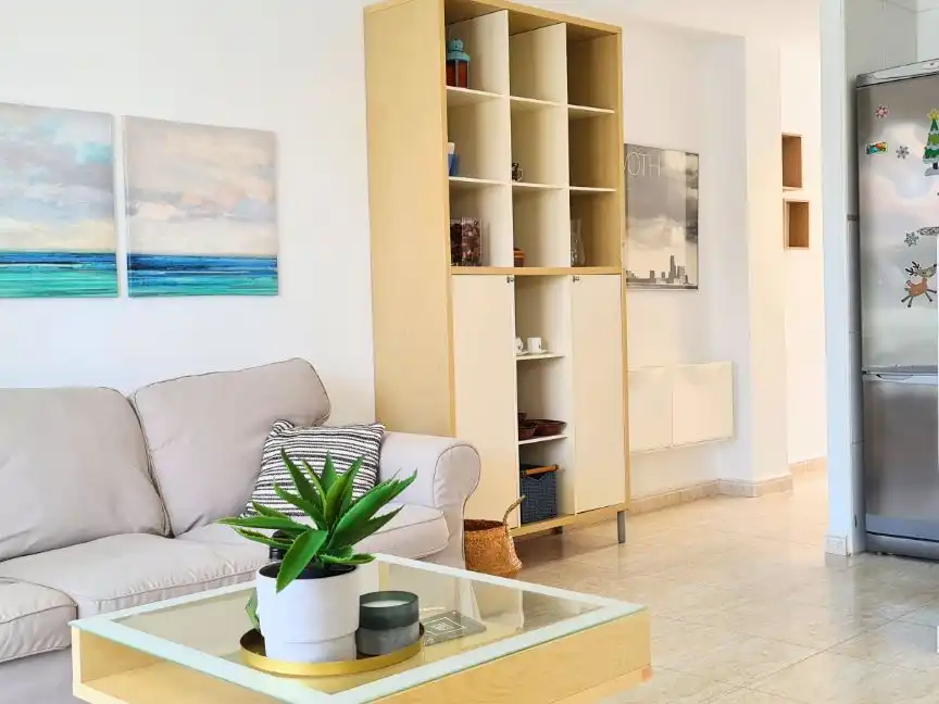 Sala de estar de Piso de alquiler en Playas de Puçol