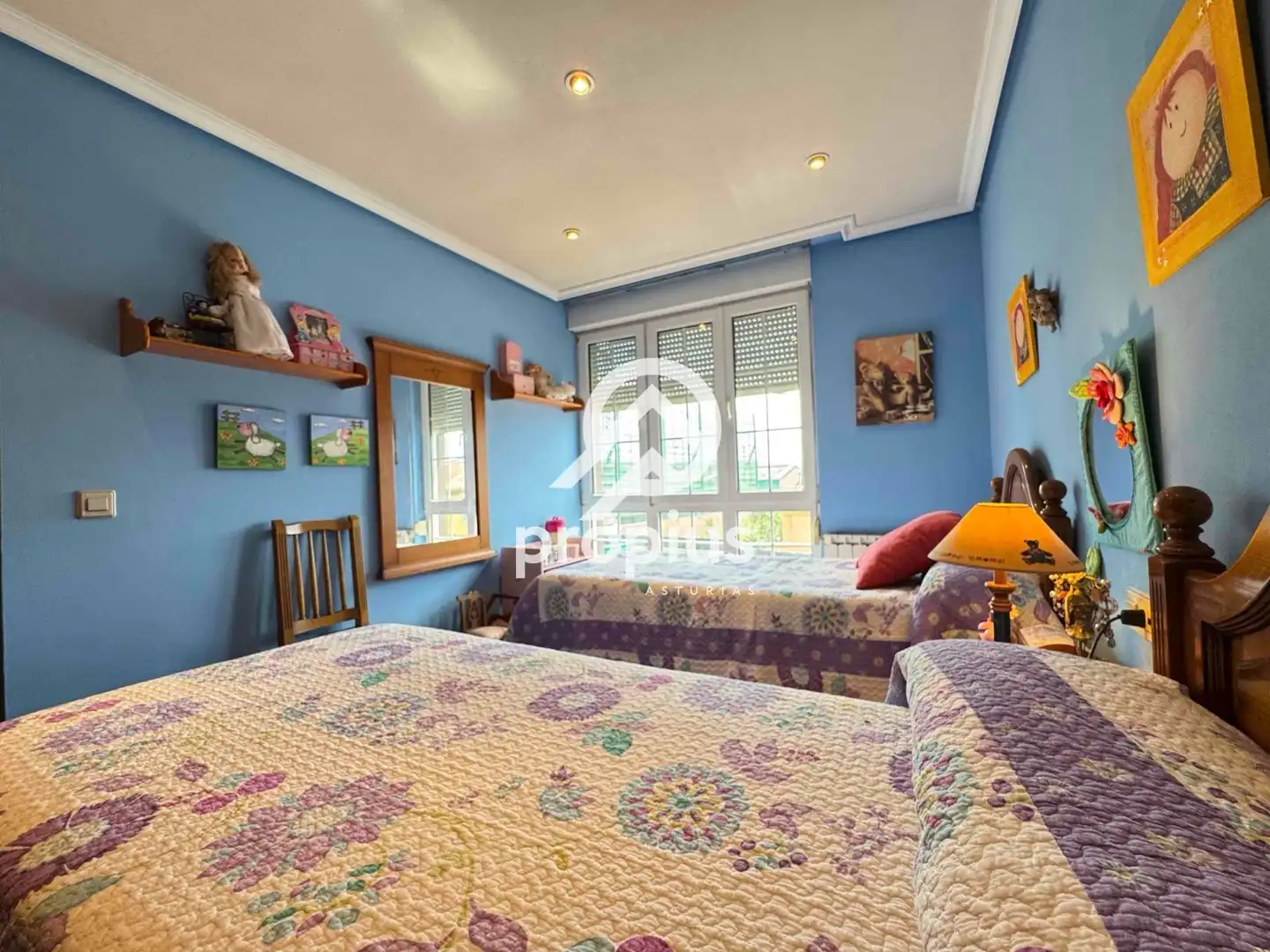 Bedroom of Houses for sale in Avilés  with Heating, Private garden and Parquet flooring