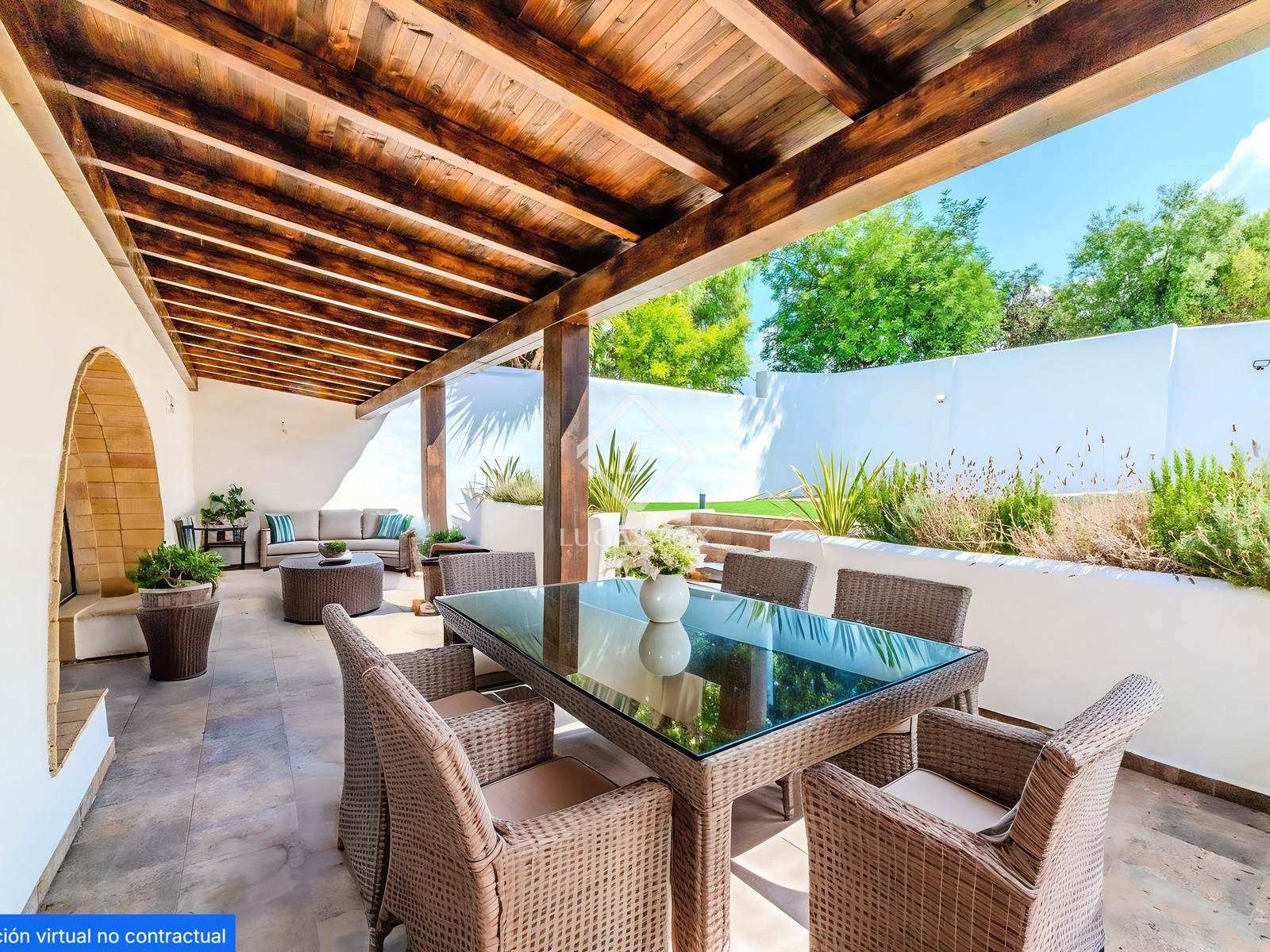 Terrace of House or chalet for sale in Sant Pere de Ribes  with Air Conditioner, Heating and Private garden