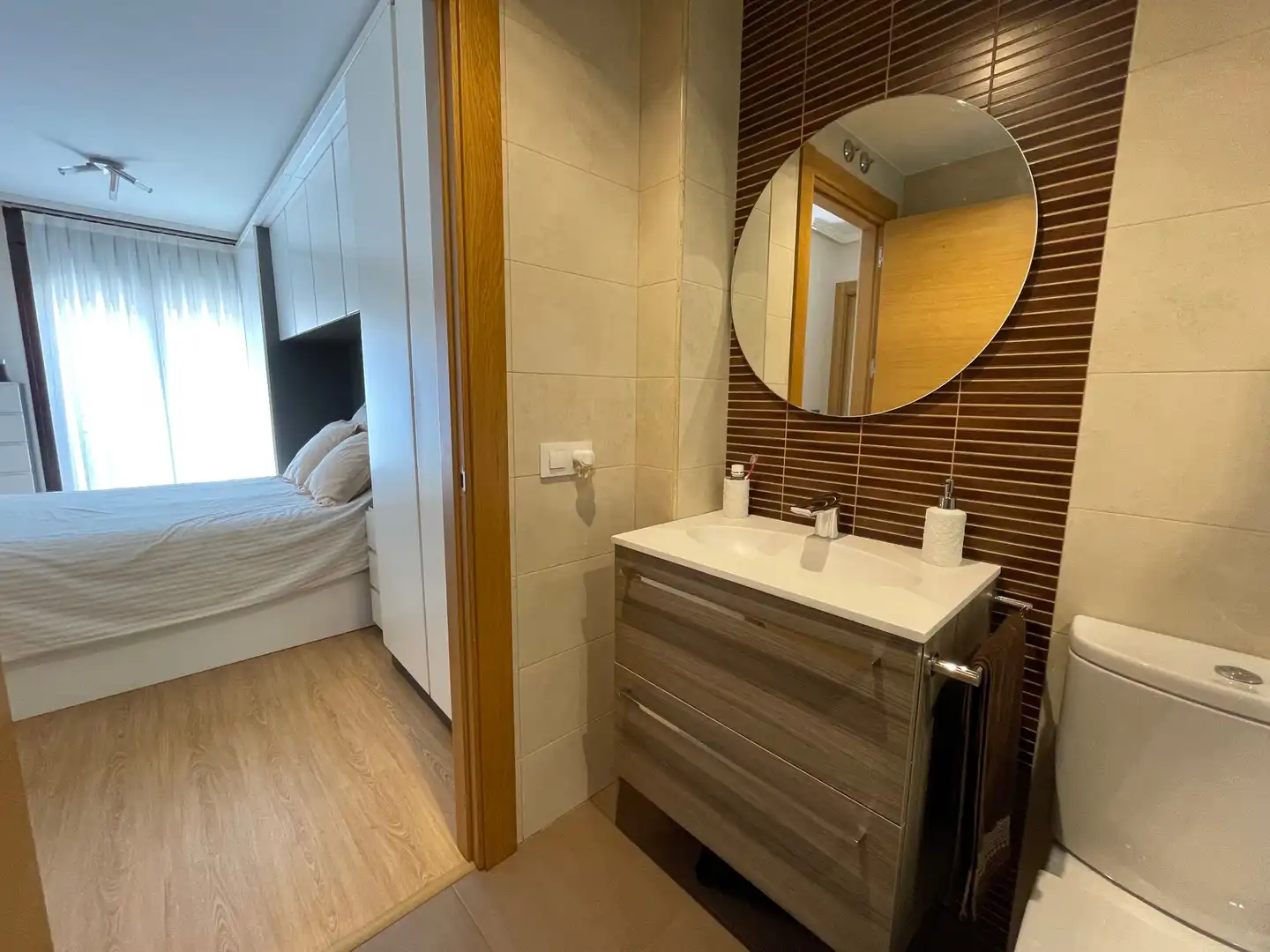 Badezimmer von Wohnung zum Verkauf in Peñaranda de Bracamonte mit Heizung, Privatgarten und Parkett