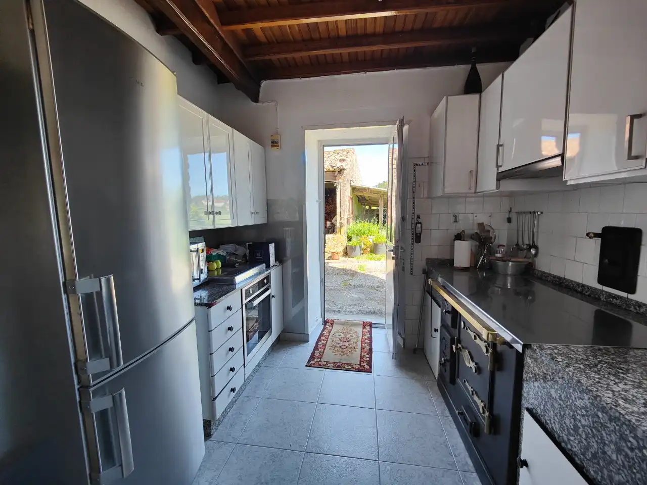 Kitchen of Houses for sale in Rianxo  with Heating, Private garden and Storage room