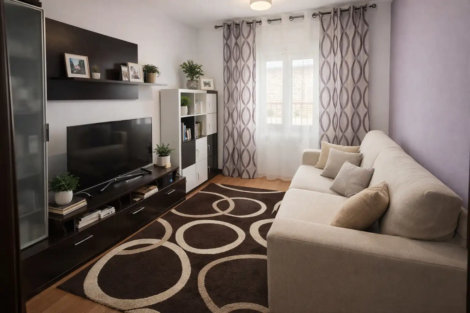 Living room of Flat for sale in Burgos  with Heating, Oven and Washing machine