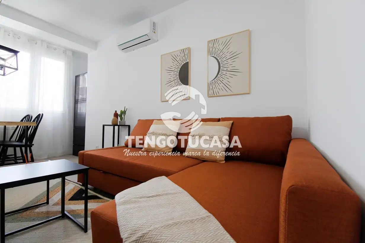 Sala de estar de Piso en venta en  Madrid Capital con Aire acondicionado, Calefacción y Parquet