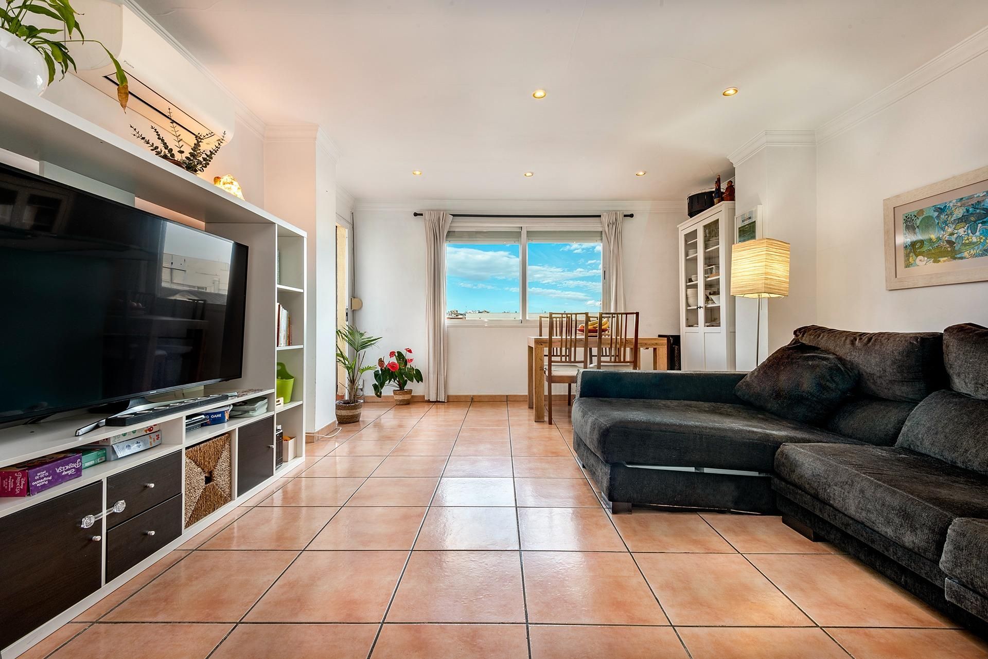 Sala d'estar de Pis en venda en  Palma de Mallorca amb Balcó