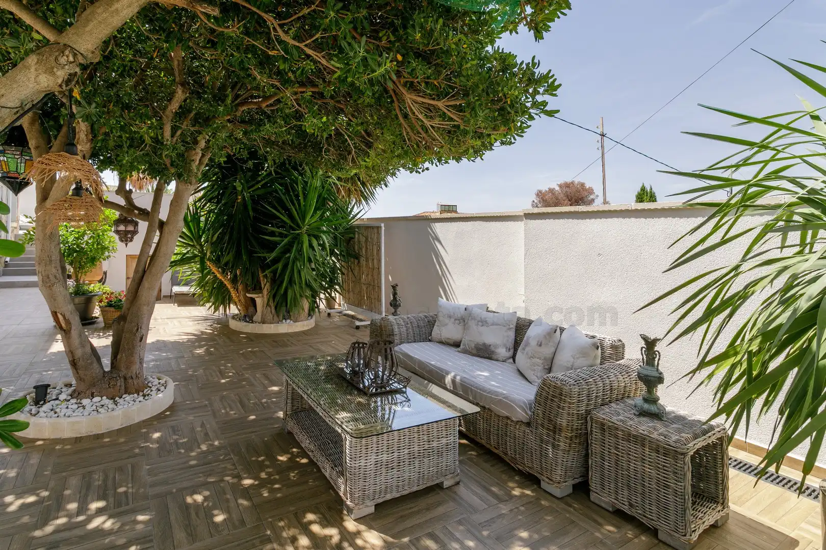 Terrassa de Casa o xalet en venda en El Campello amb Aire condicionat, Jardí privat i Terrassa