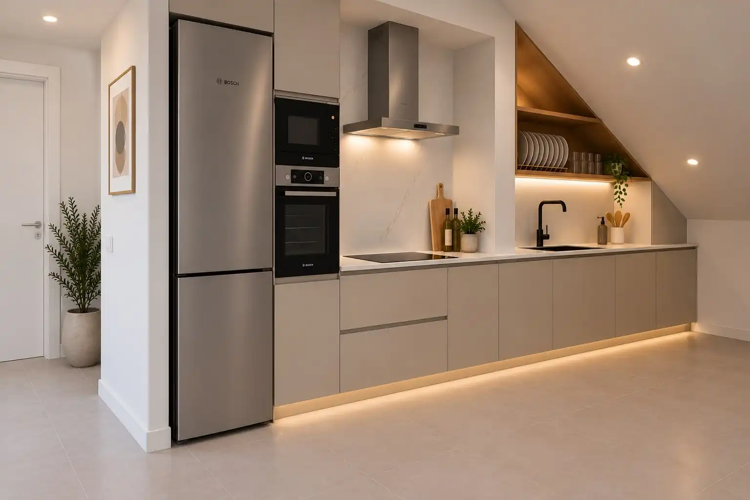 Kitchen of Attic for sale in Maracena  with Air Conditioner, Heating and Terrace