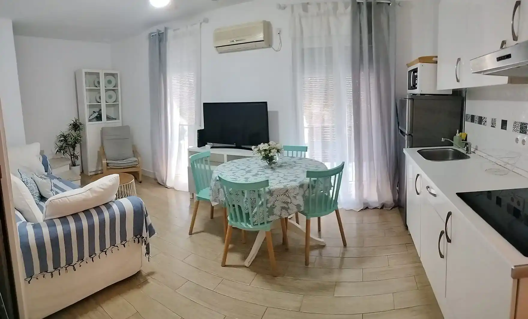 Sala de estar de Piso de alquiler en Chipiona con Aire acondicionado, Trastero y Amueblado