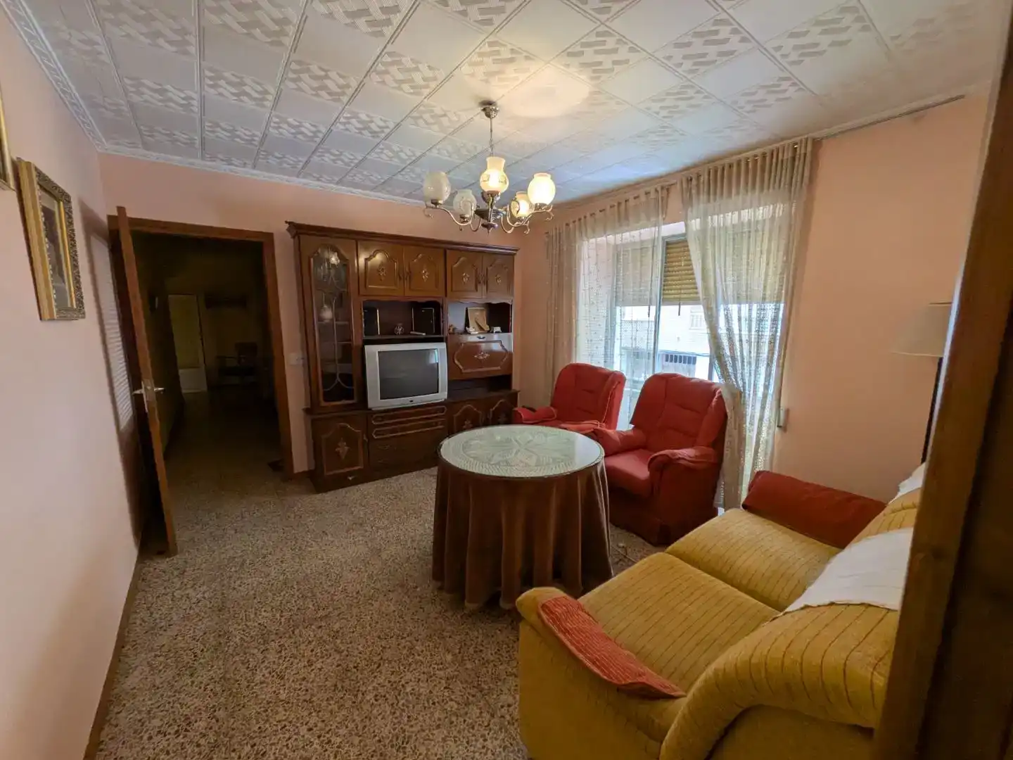 Sala de estar de Piso en venta en Villarrobledo, Albacete