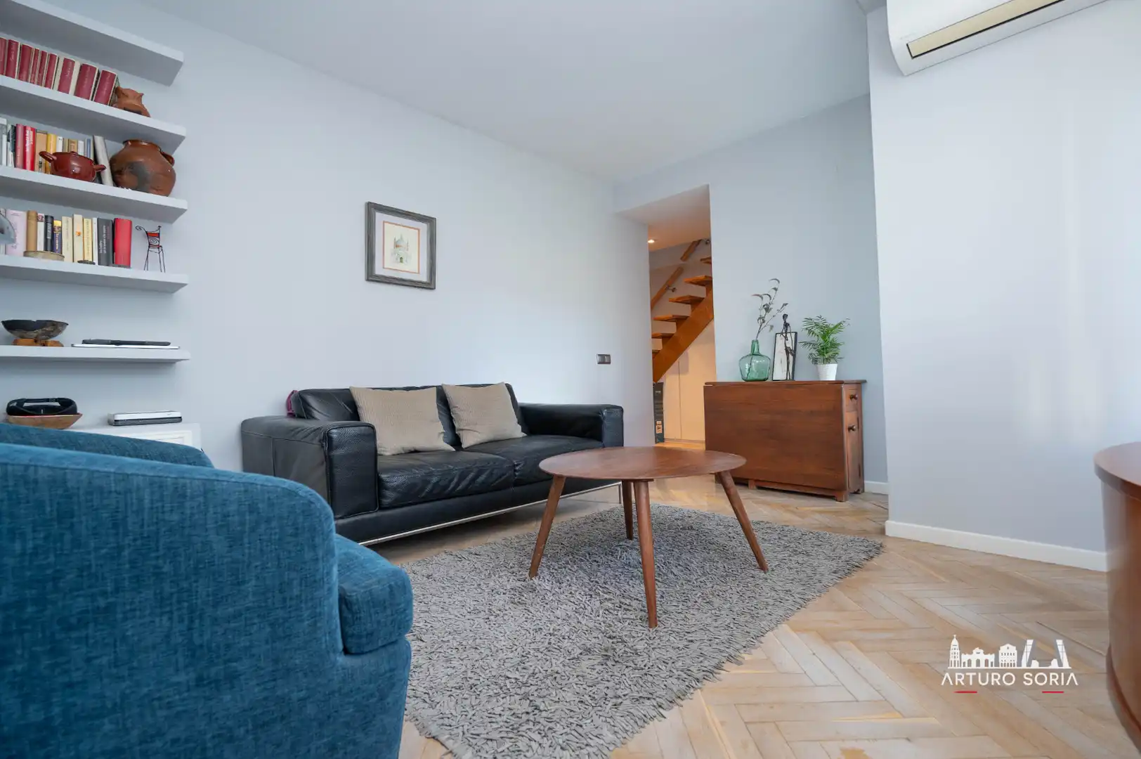 Sala de estar de Ático en venta en Madrid con Aire acondicionado, Terraza y Trastero