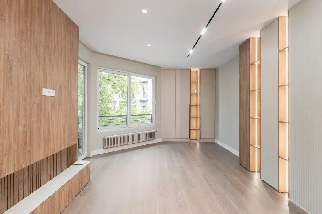 Wohnzimmer von Wohnungen zum Verkauf in Barcelona mit Klimaanlage, Heizung und Parkett