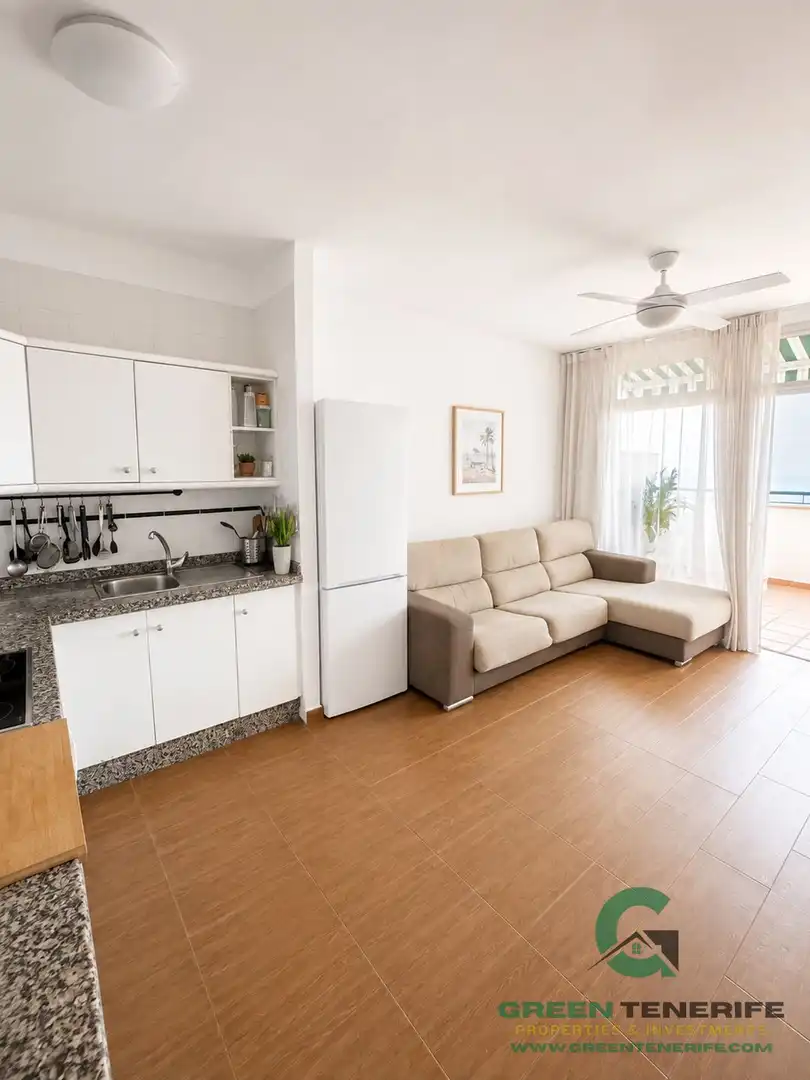 Living room of Flat for sale in Adeje  with Terrace, Swimming Pool and Balcony
