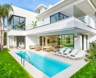 Terrace of House or chalet to rent in Marbella  with Private garden, Swimming Pool and Jacuzzi