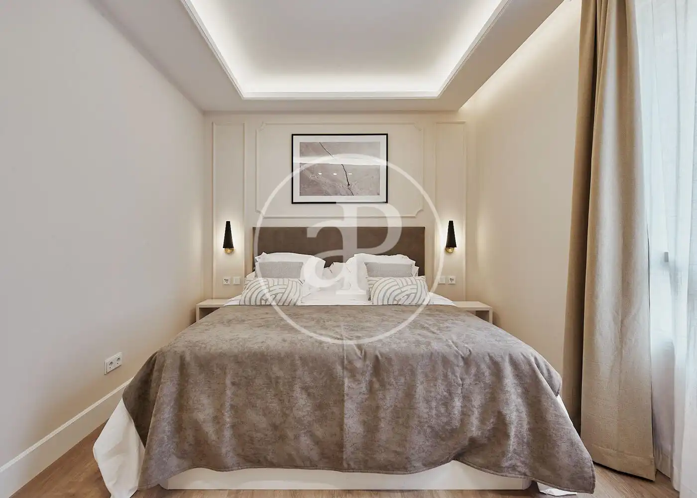 Schlafzimmer von Wohnung zum Verkauf in Madrid mit Klimaanlage, Heizung und Terrasse