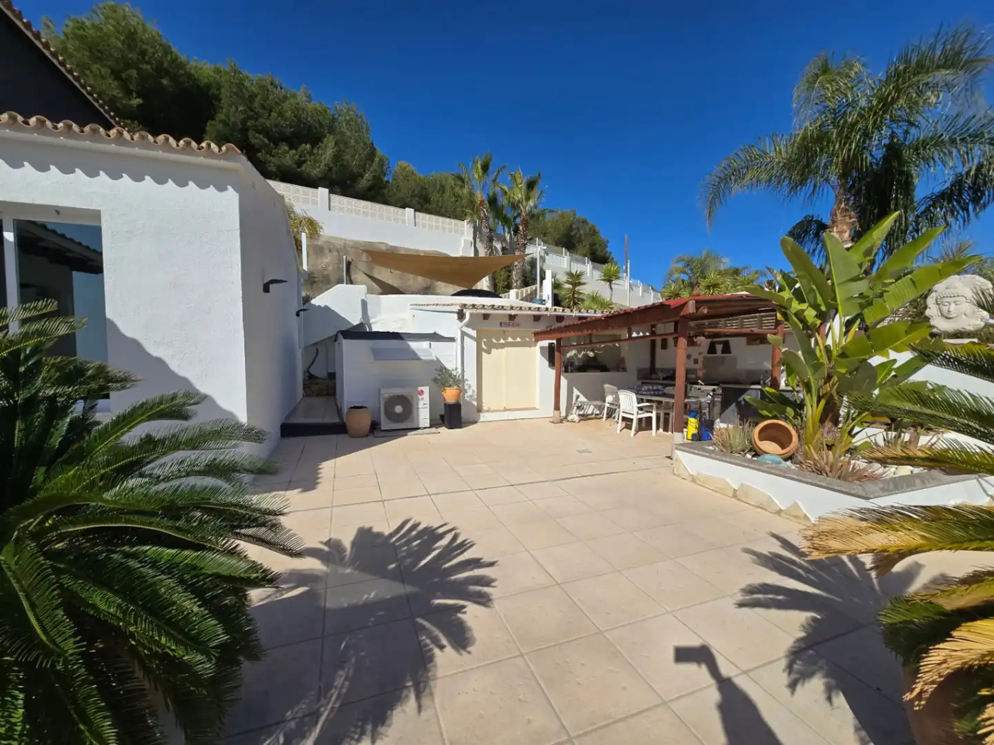 Jardín de Casa o chalet en venta en Calpe / Calp con Aire acondicionado, Calefacción y Jardín privado