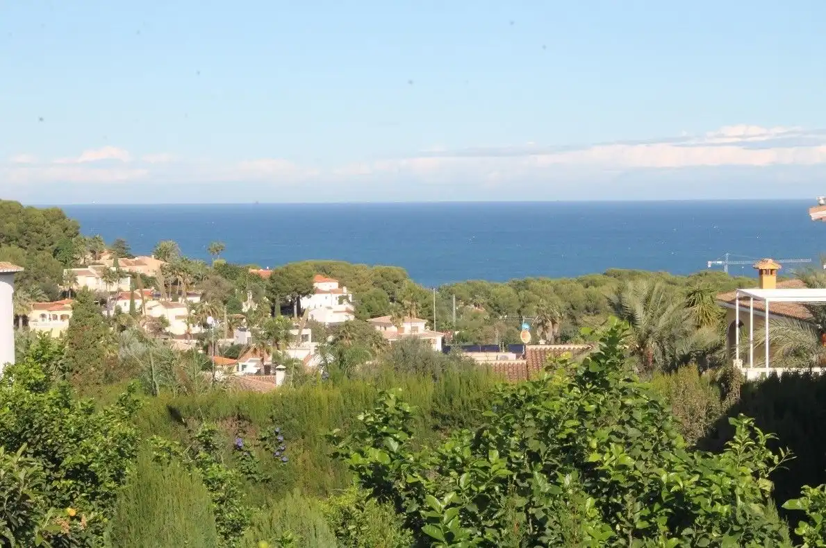 Vista exterior de Casa o chalet en venta en Dénia con Aire acondicionado, Calefacción y Jardín privado