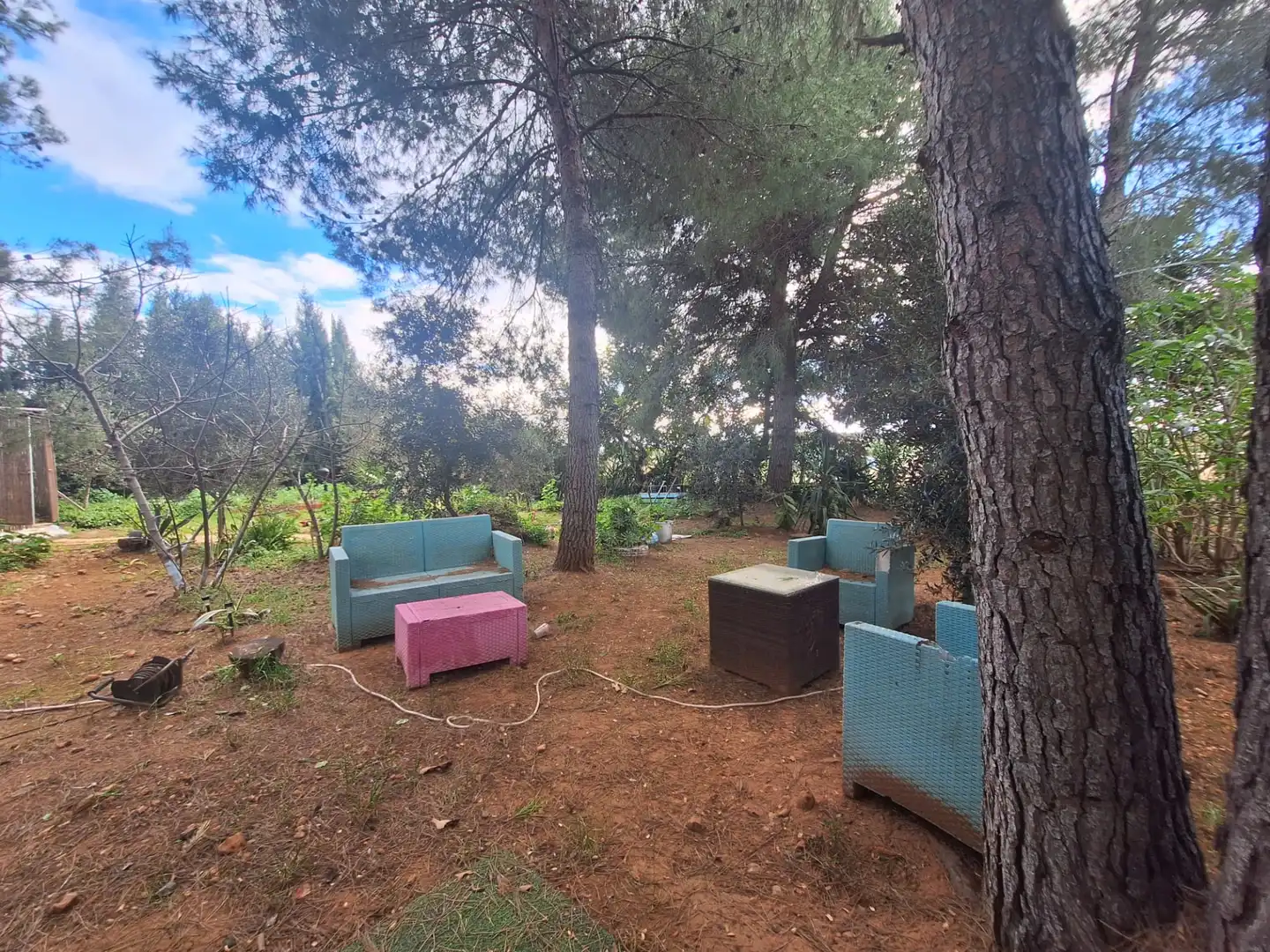 Jardí de Finca rústica en venda en Alfara de la Baronia amb Aire condicionat, Jardí privat i Moblat