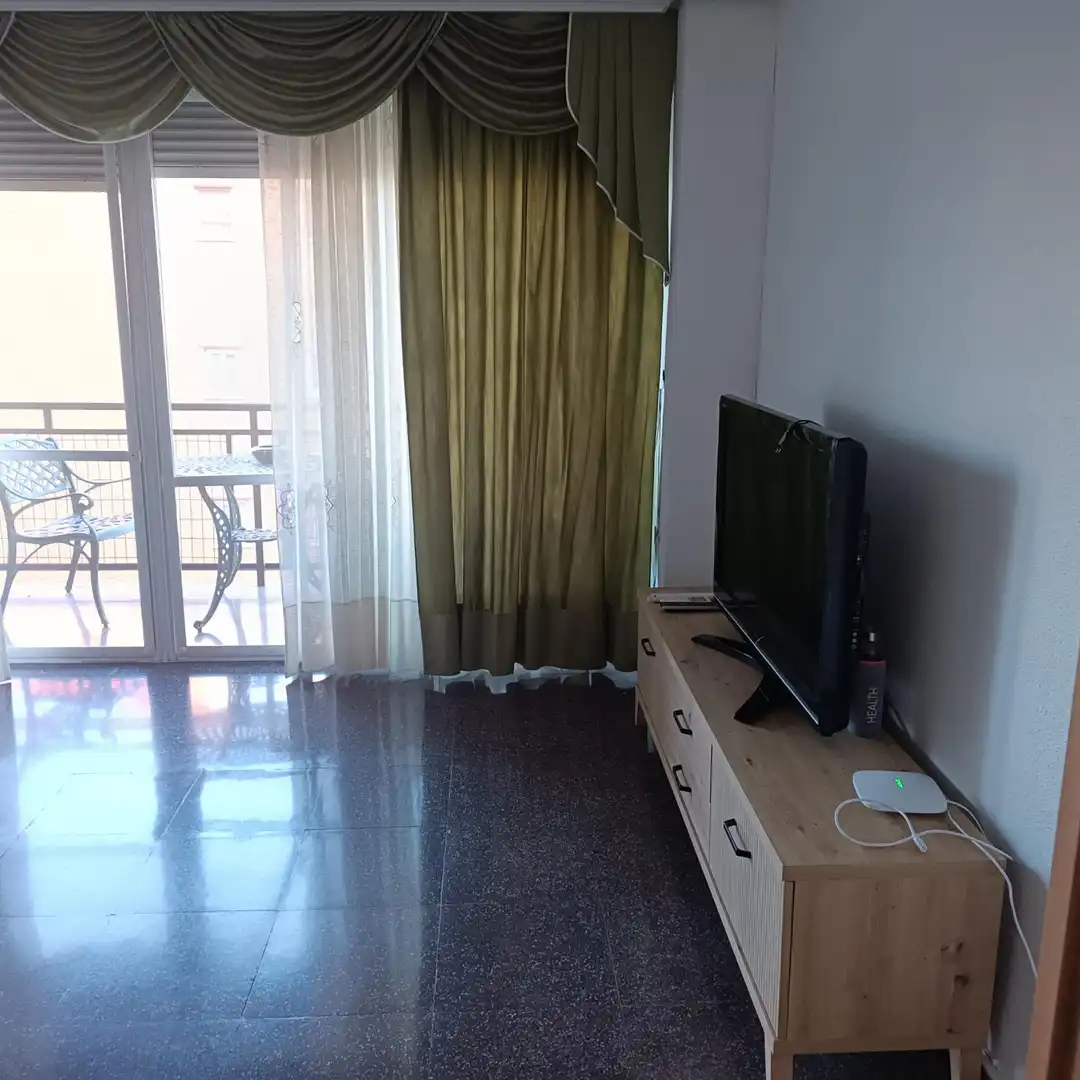 Sala d'estar de Pis de lloguer en Murcia amb Terrassa