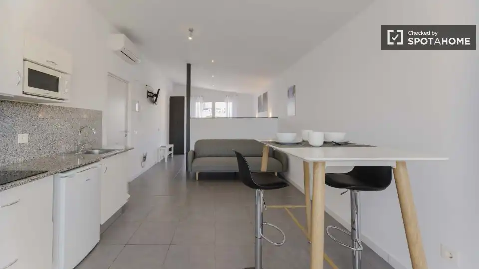 Sala de estar de Piso de alquiler en Valencia con Aire acondicionado, Calefacción y Amueblado