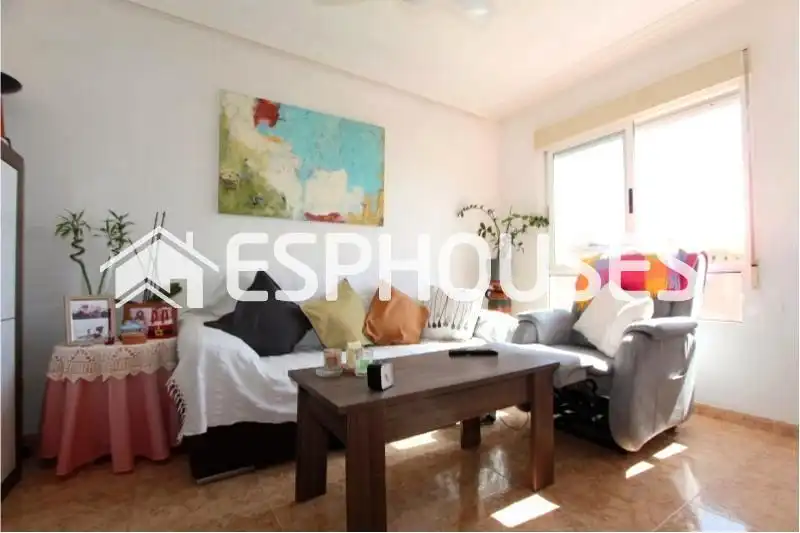 Sala de estar de Apartamento en venta en Guardamar del Segura con Terraza y Balcón